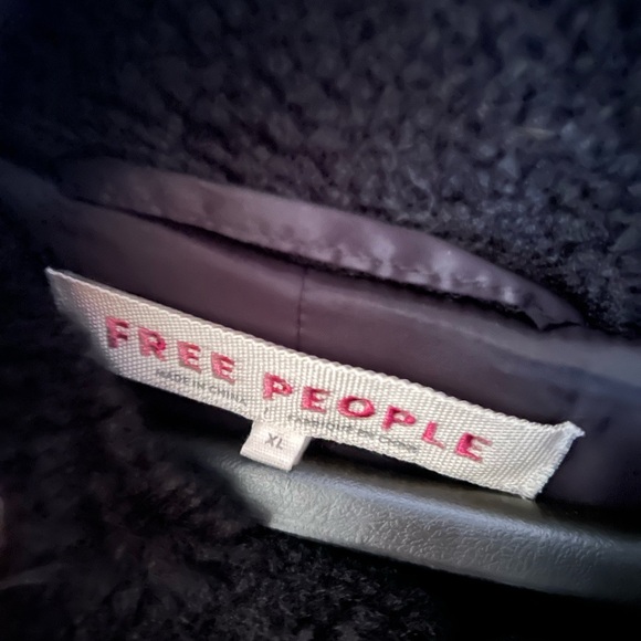 Free People Faux Shearling Jacket - Picture 3 of 5